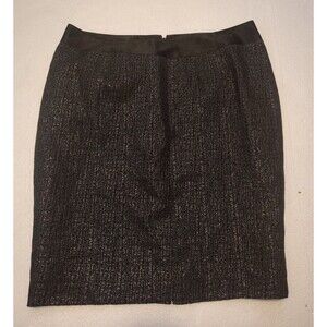 Lane Bryant black glitter Skirt size 14